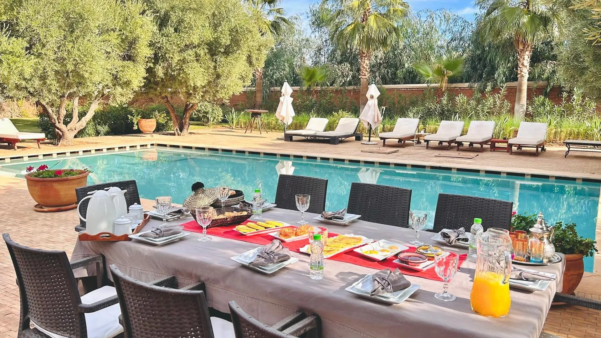 Luxury Getaway In Marrakech , Villa Zaria With Pool And Breakfast Marrakesh